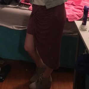 Asymmetrical skirt